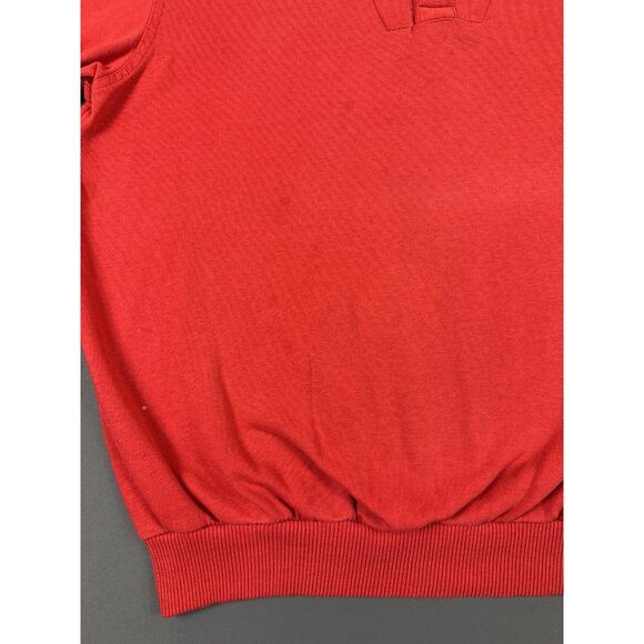 Rare Vintage 80s Patagonia Snap Button Blank Red Sweater Long Sleeve Outdoor - Picture 6 of 13